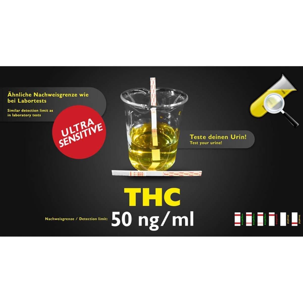 CleanU THC Test Standard 50ng/ml - CleanU testovací proužek pro detekci THC v moči