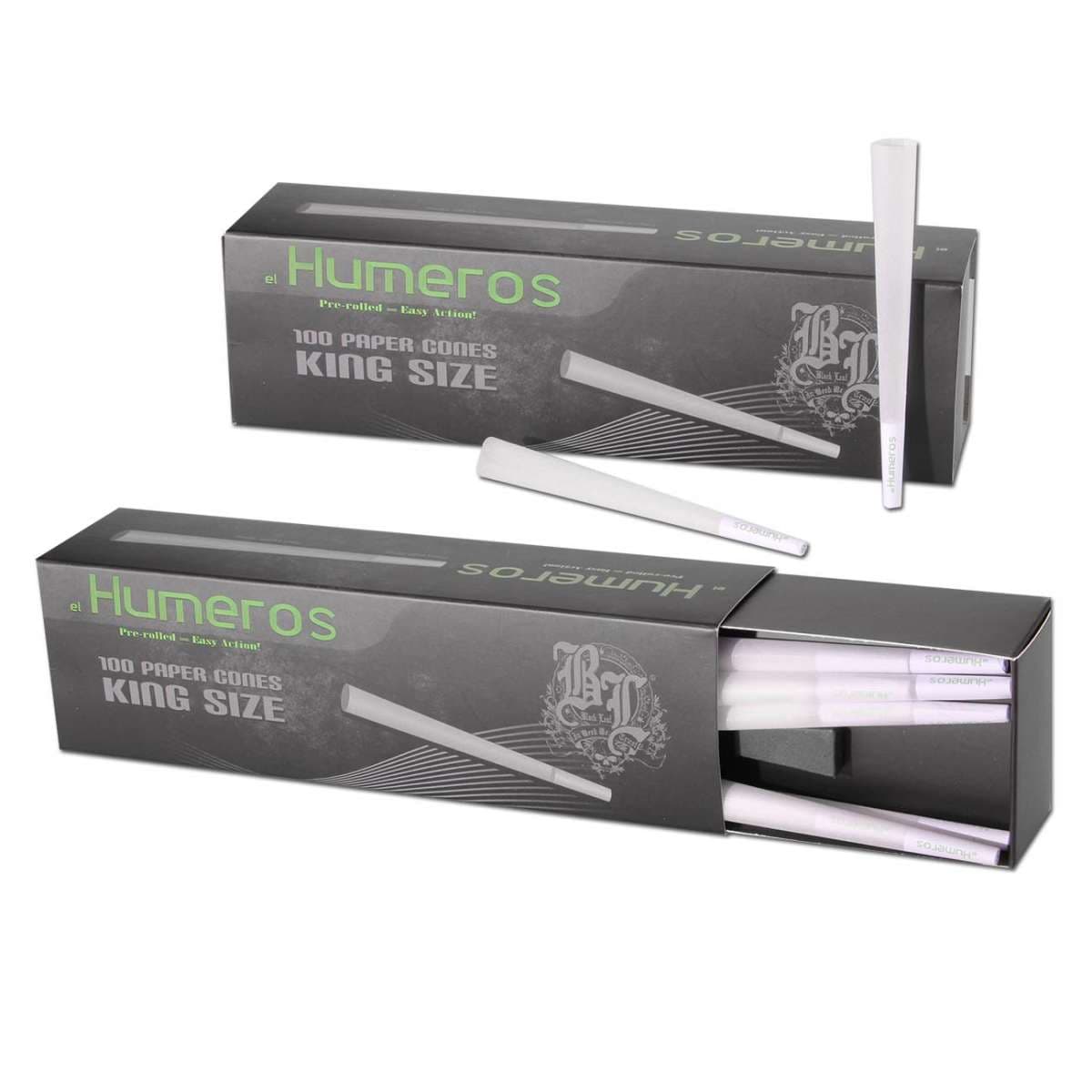 Black Leaf El Humeros Dutinky - El Humeros jsou kuželovité dutinky, které jsou nyní dostupné i od značky Black Leaf