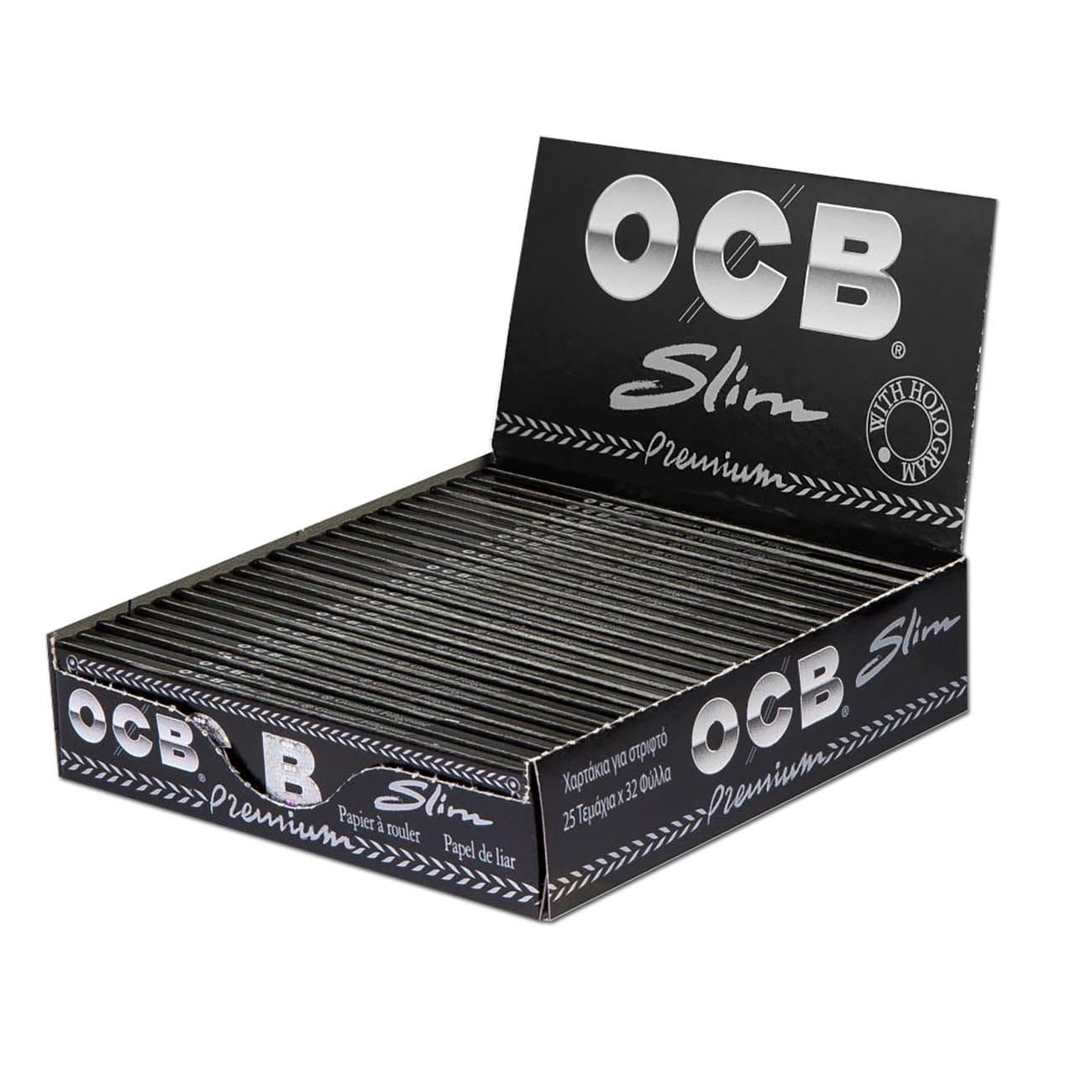 OCB black Premium KSS - Francouzské papírky OCB Premium #1 Double 100 jsou velmi oblíbené krátké rýžové papírky v dvojitém balení 2 x 50ks papírků